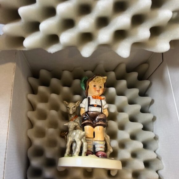 Vintage Goebel Hummel "Little Goat Herder" Boy w/Goats  Figurine #1689 - Picture 14 of 16